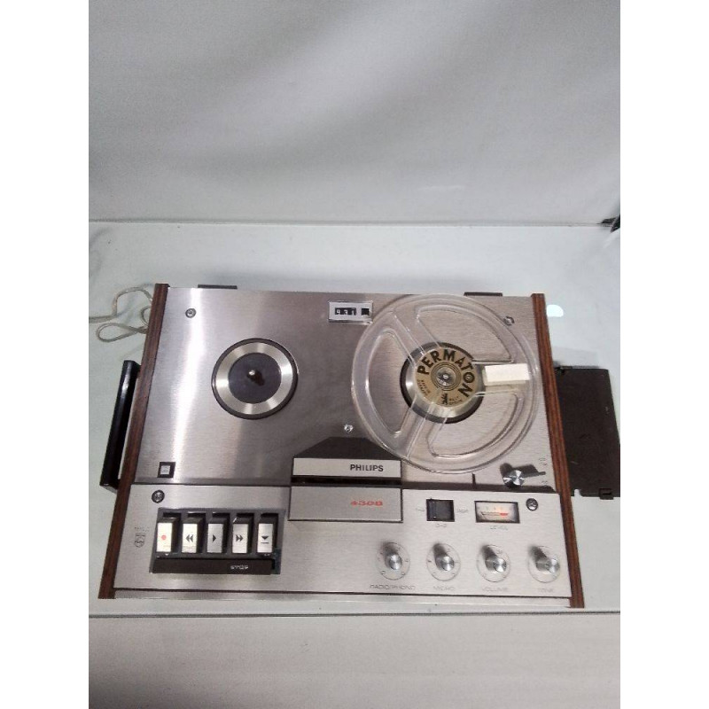 MAGNÉTOPHONE A BANDE PHILIPS 4308 FONCTIONNEL 