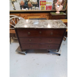 COMMODE 3 TIROIRS DESSUS...