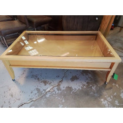 TABLE BASSE HETRE PLATEAU...