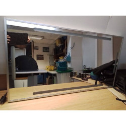 MIROIR LUMINEUX CADRE ALU