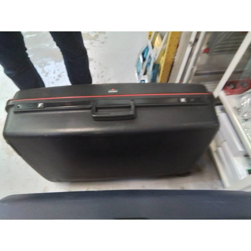 Valise Sous-marine Delsey Paris Noire - 2 Roues, Télescopique - Occasion Très Bon état