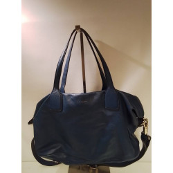 SAC A MAIN CUIR BLEU LE...