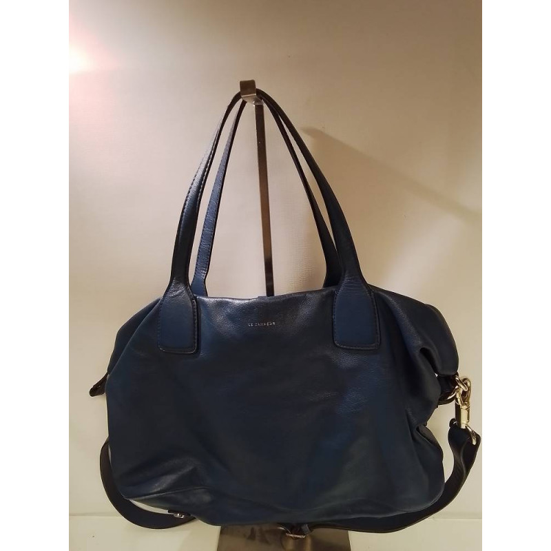 SAC A MAIN CUIR BLEU LE TANNEUR