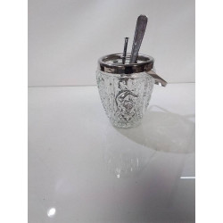 SEAU A GLAÇONS VERRE ET METAL