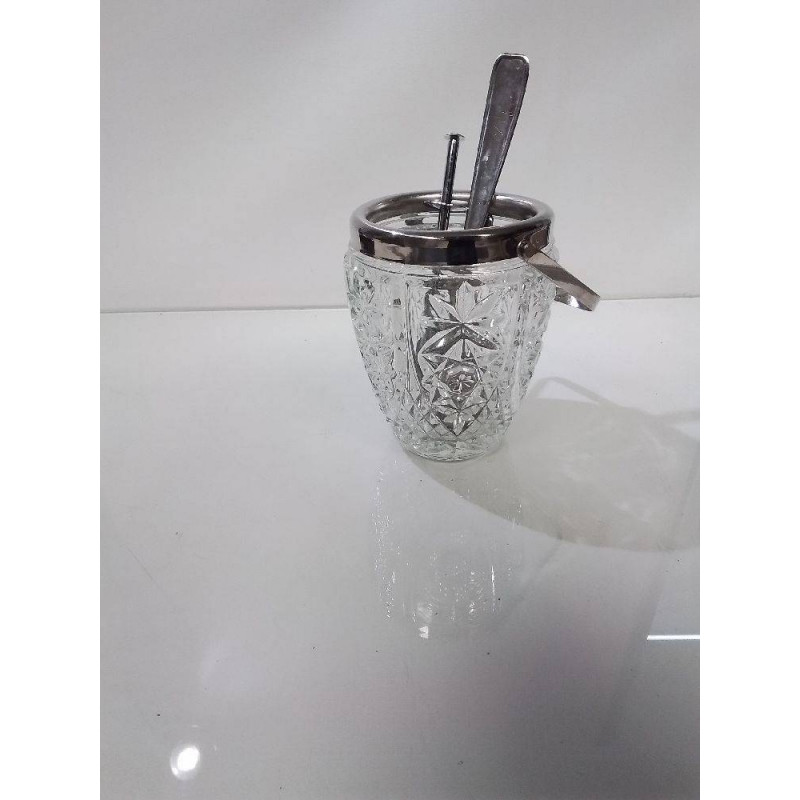 SEAU A GLAÇONS VERRE ET METAL