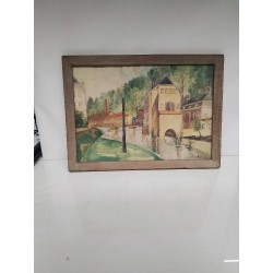 AQUARELLE AU BORD DU...