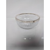 SALADIER VERRE ET METAL