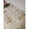LOT DE VERRE EN CRISTAL 