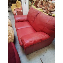 CANAPE NATUZZI CUIR ROUGE 2...