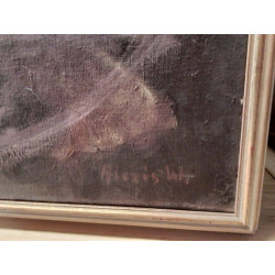 HUILE SUR TOILE NU ALEXIS WAGNER