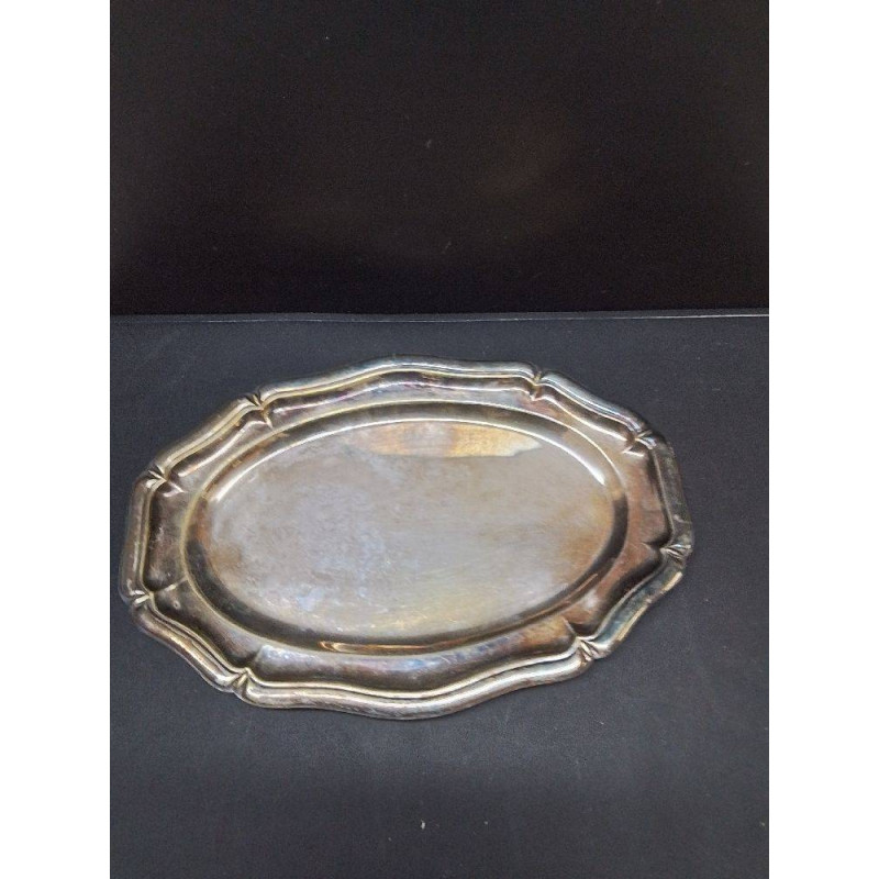 PLAT METAL ARGENTÉ 