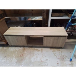 MEUBLE TV MODERNE 2 PORTES