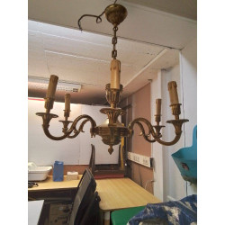LUSTRE LAITON 6 BRANCHES 