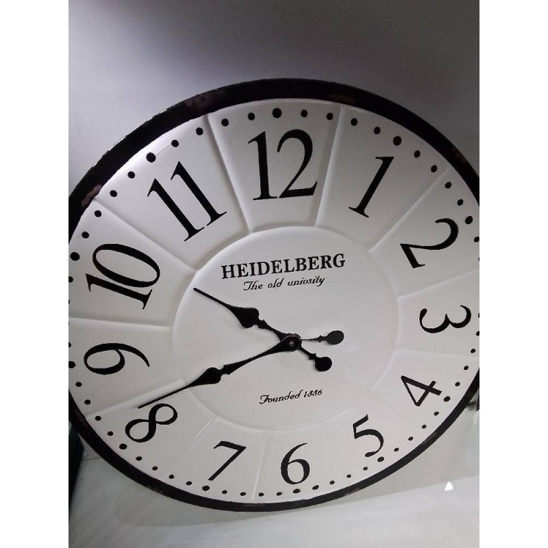 HORLOGE MURALE STYLE RETRO HEIDELBERG