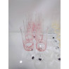 LOT DE 8 FLUTES A CHAMPAGNE COLORÉES 