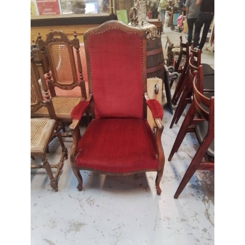 FAUTEUIL VOLTAIRE ROUGE
