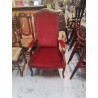 FAUTEUIL VOLTAIRE ROUGE