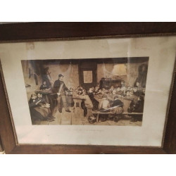 REPRODUCTION UNE ECOLE DU BON VIEUX TEMPS 