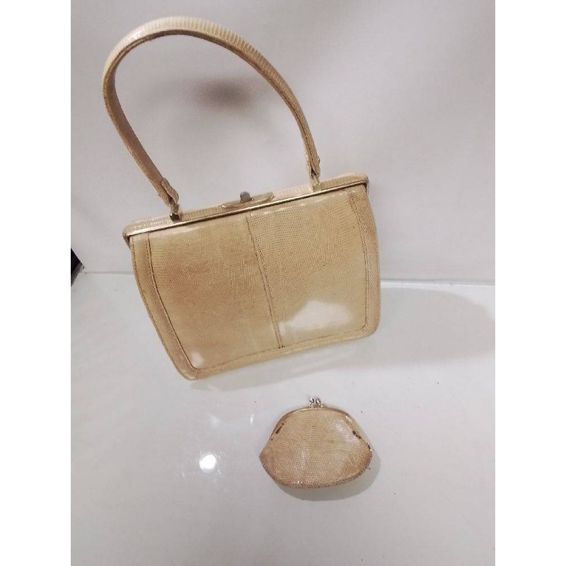 SAC A MAIN VINTAGE + PORTE MONNAIE 