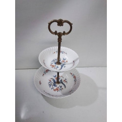 PLATEAU A ETAGES PORCELAINE 