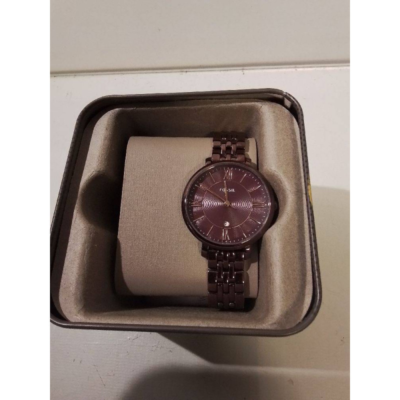 MONTRE FOSSIL MAUVE 