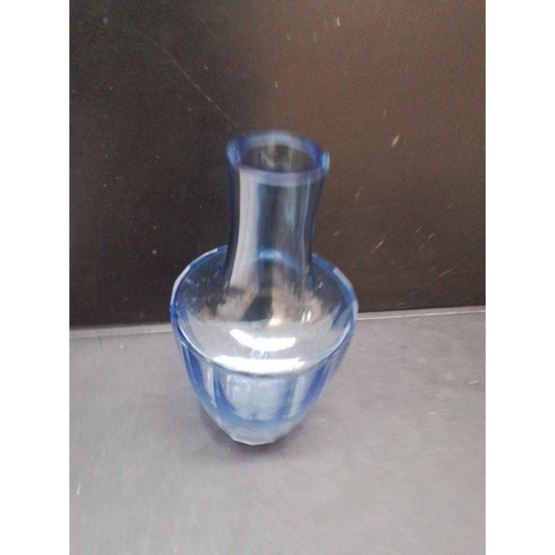 CARAFE CRISTAL BLEU