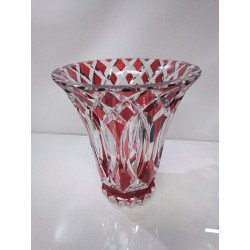 VASE CRISTAL SAINT LOUIS ROUGE