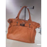 SAC A MAIN CUIR MARRON 