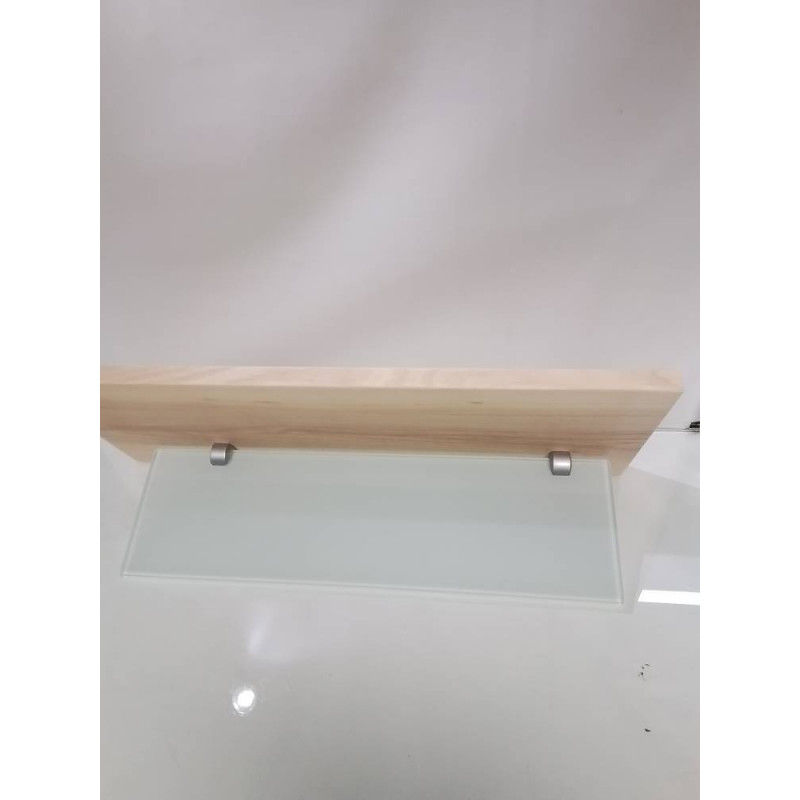 ETAGERE BOIS VERRE 