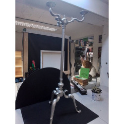 CHANDELIER BRONZE ARGENTÉ 