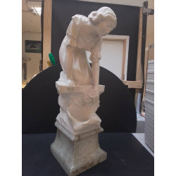 SCULPTURE ANCIENNE MARBRE...