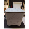 POUF COFFRE RETRO EN L’ETAT