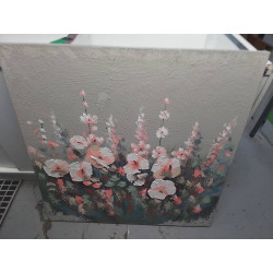 TABLEAU SCENE DE FLEURS 