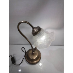 LAMPE A POSER LAITON VERRE