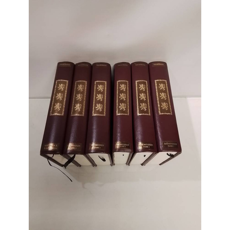 LOT DE LIVRES TALLEYRAND
