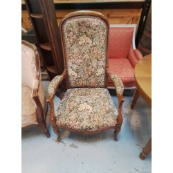 FAUTEUIL VOLTAIRE TISSU...