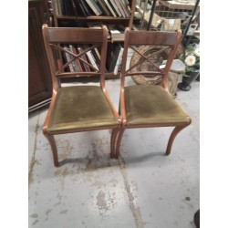 LOT DE 4 CHAISES ASSISES...