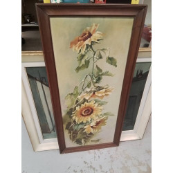 HUILE SUR TOILE TOURNESOLS 