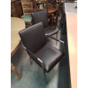 FAUTEUIL CUIR MARRON 