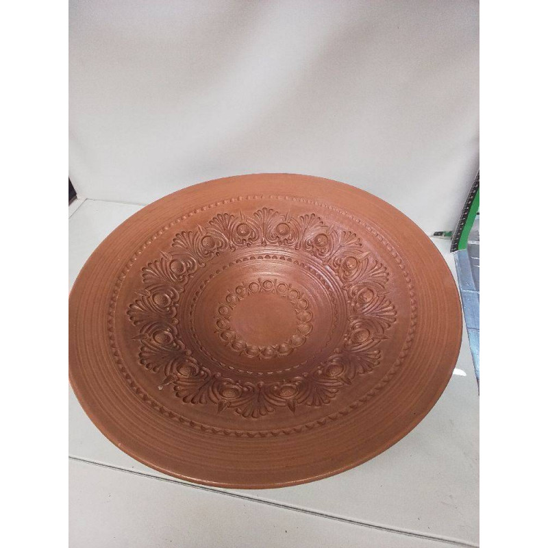 DÉCORATION PLAT TERRE CUITE 