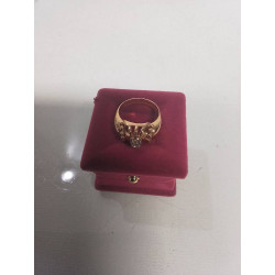 BAGUE OR ROSE 18K TANK...