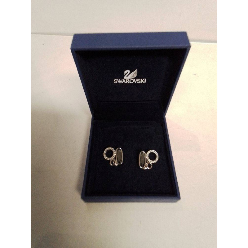 PAIRE DE BOUCLES D’OREILLES SWAROVSKI 