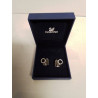 PAIRE DE BOUCLES D’OREILLES SWAROVSKI 