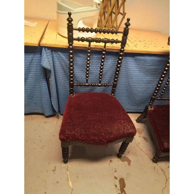 CHAISE ANCIENNE STYLE NAPOLÉON III 