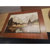 CADRE REPRODUCTION VINTAGE MONTAGNE 