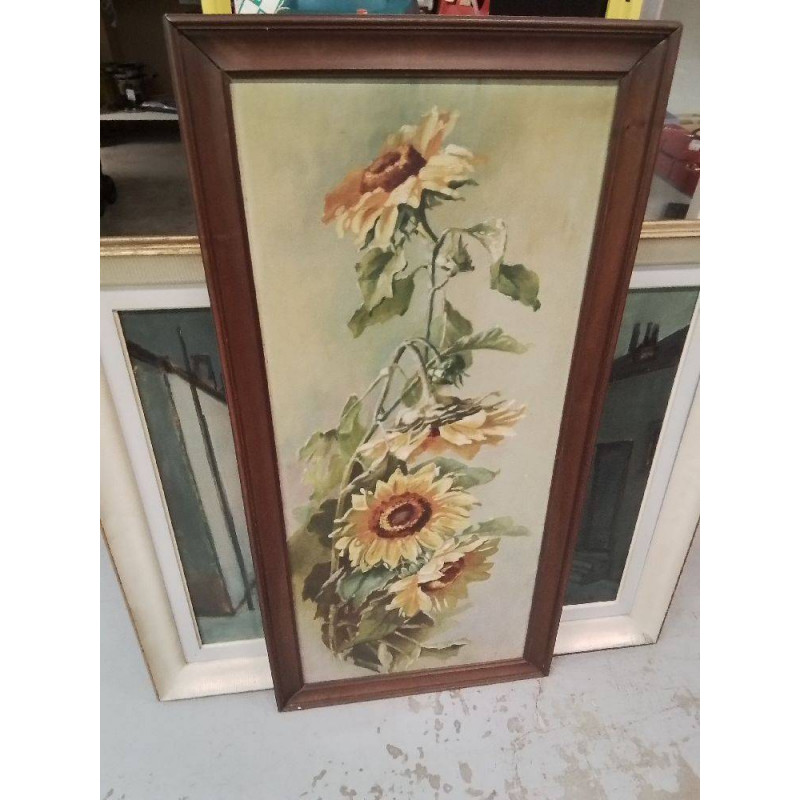 HUILE SUR TOILE TOURNESOLS 