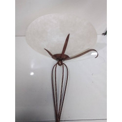 APPLIQUE MURALE VERRE METAL
