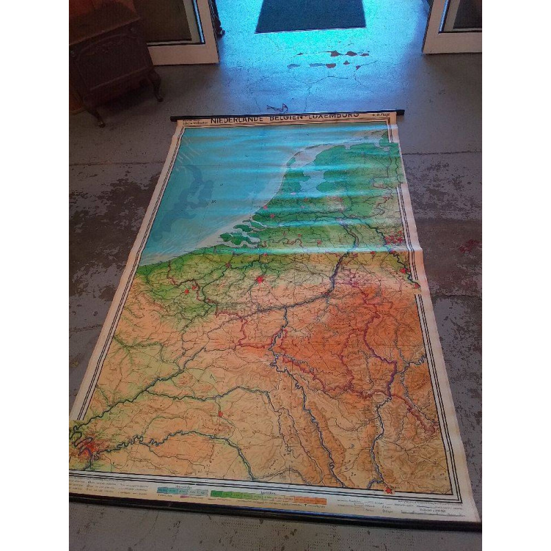 CARTE SCOLAIRE LUXEMBOURG BELGIQUE 210X132