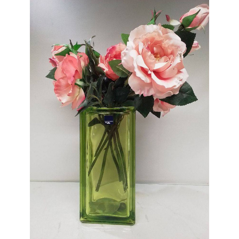 VASE LEONARDO AVEC FLEURS 