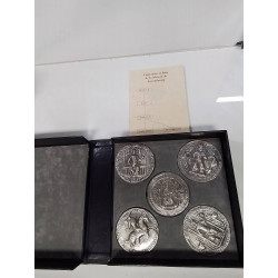 COFFRET MEDAILLES ACIER...